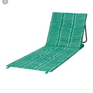 IKEA Sommar Beach Mat/chair green and white NEW